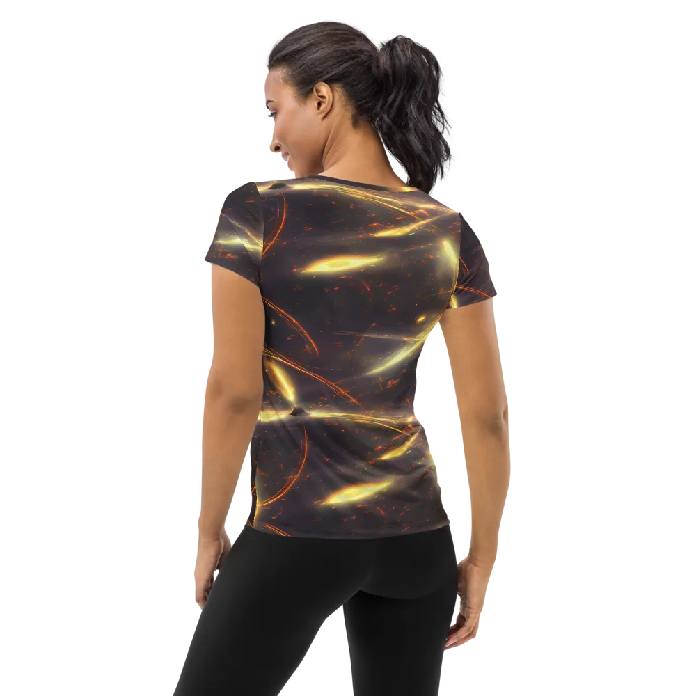 Stellar Arcana on Women's Athletic T-Shirt — Back