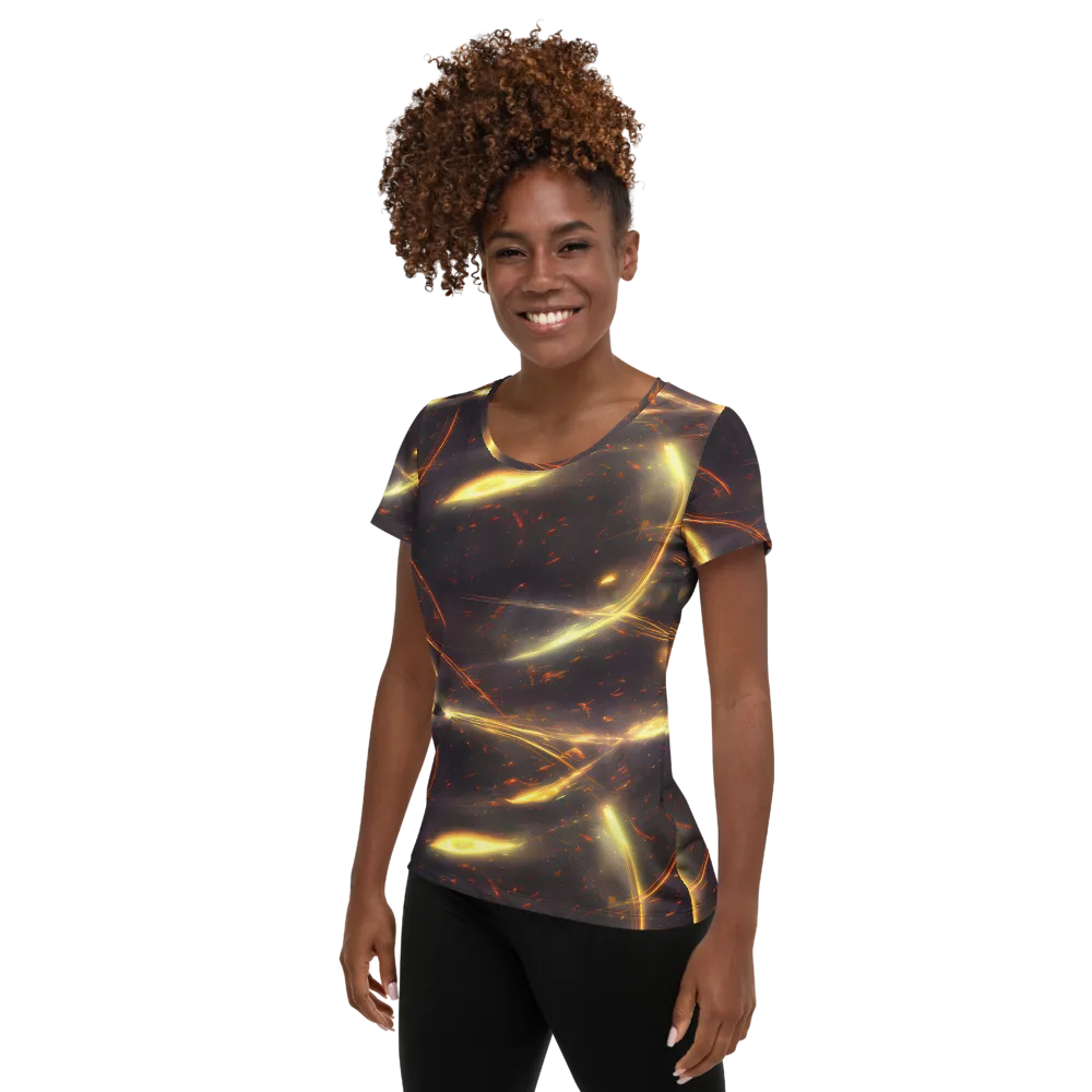 Stellar Arcana on Women's Athletic T-Shirt — Left