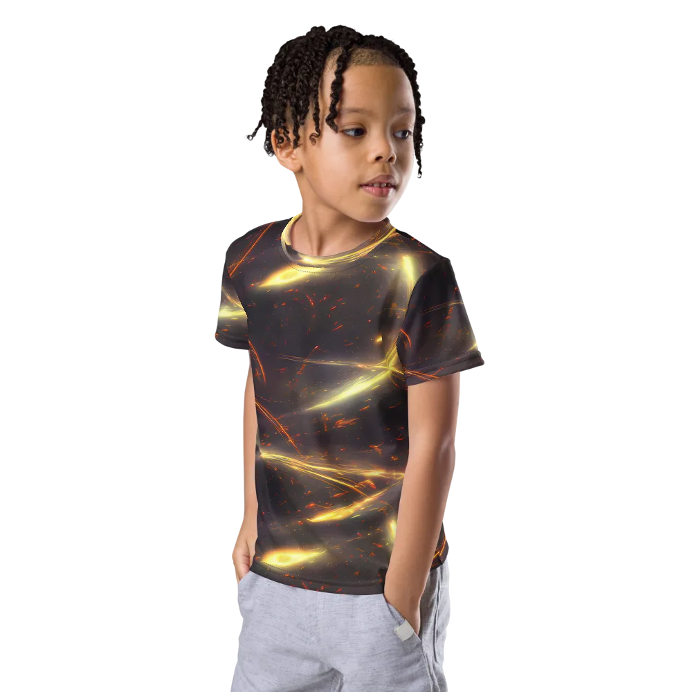Stellar Arcana on Kids Crew Neck T-Shirt — Left Front