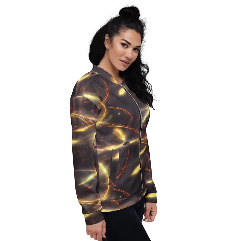 Stellar Arcana on Bomber Jacket — Right