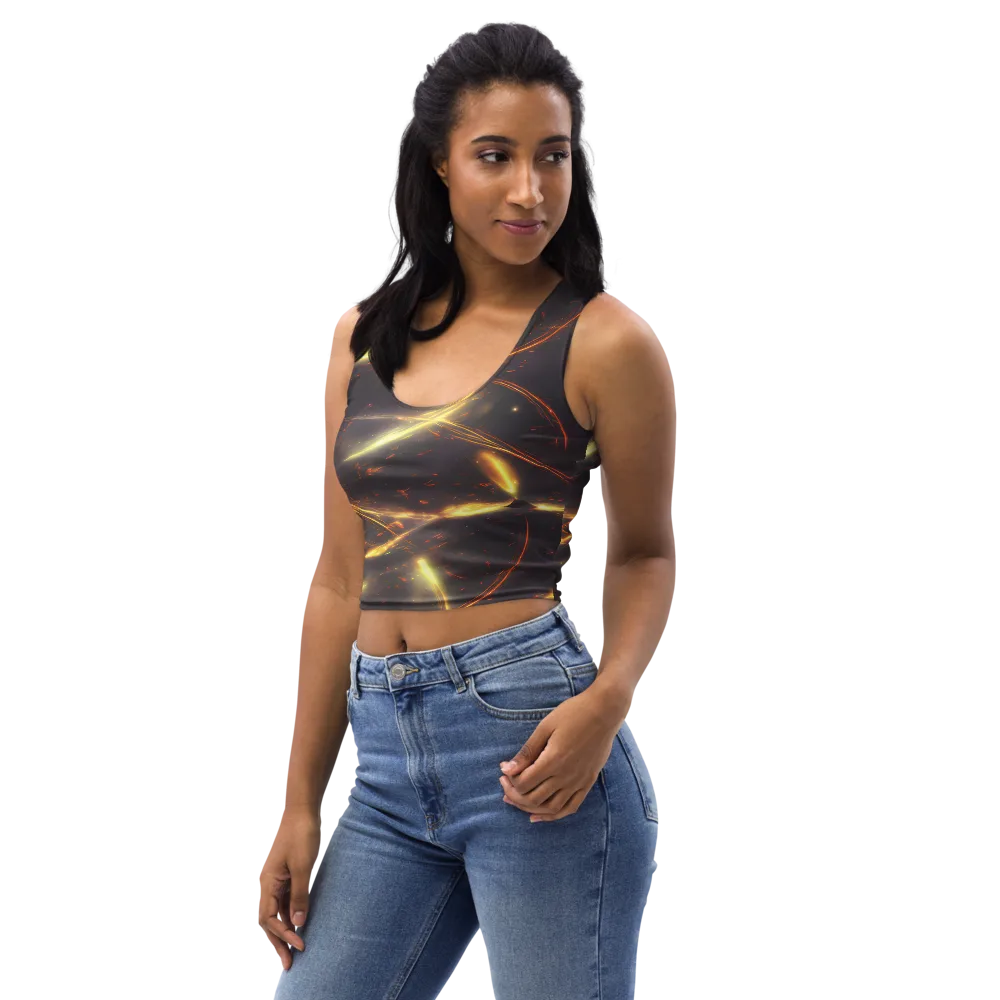 Stellar Arcana on Crop Top — Left Front