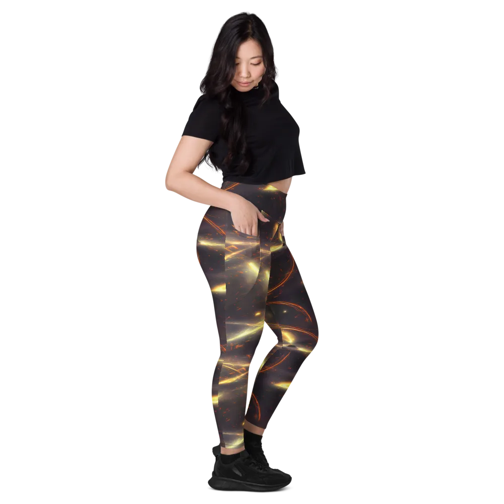 Stellar Arcana on Leggings with Pockets — Right