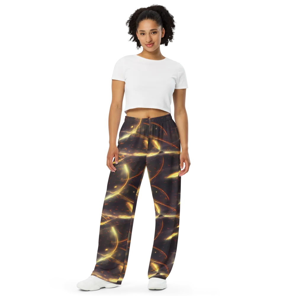 Stellar Arcana on Wide-Leg Pants — Front