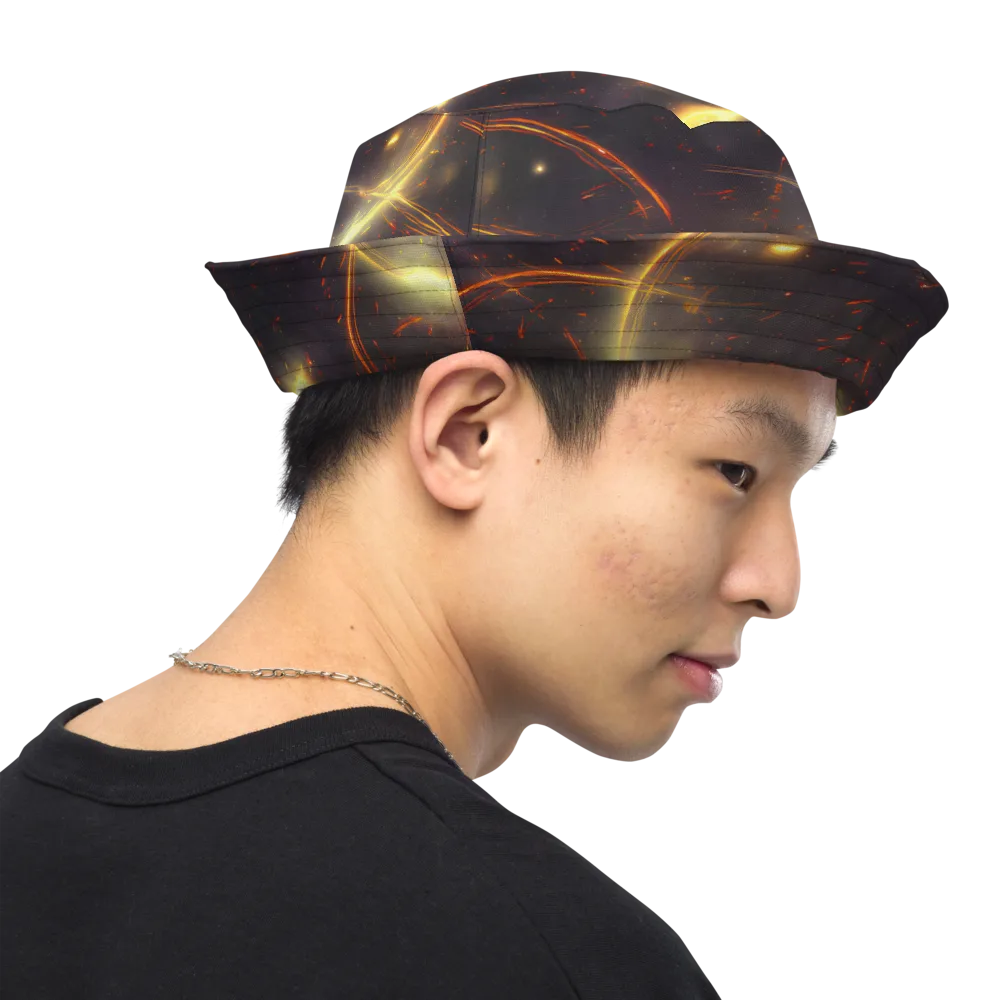 Stellar Arcana on Reversible Bucket Hat — Right Outside