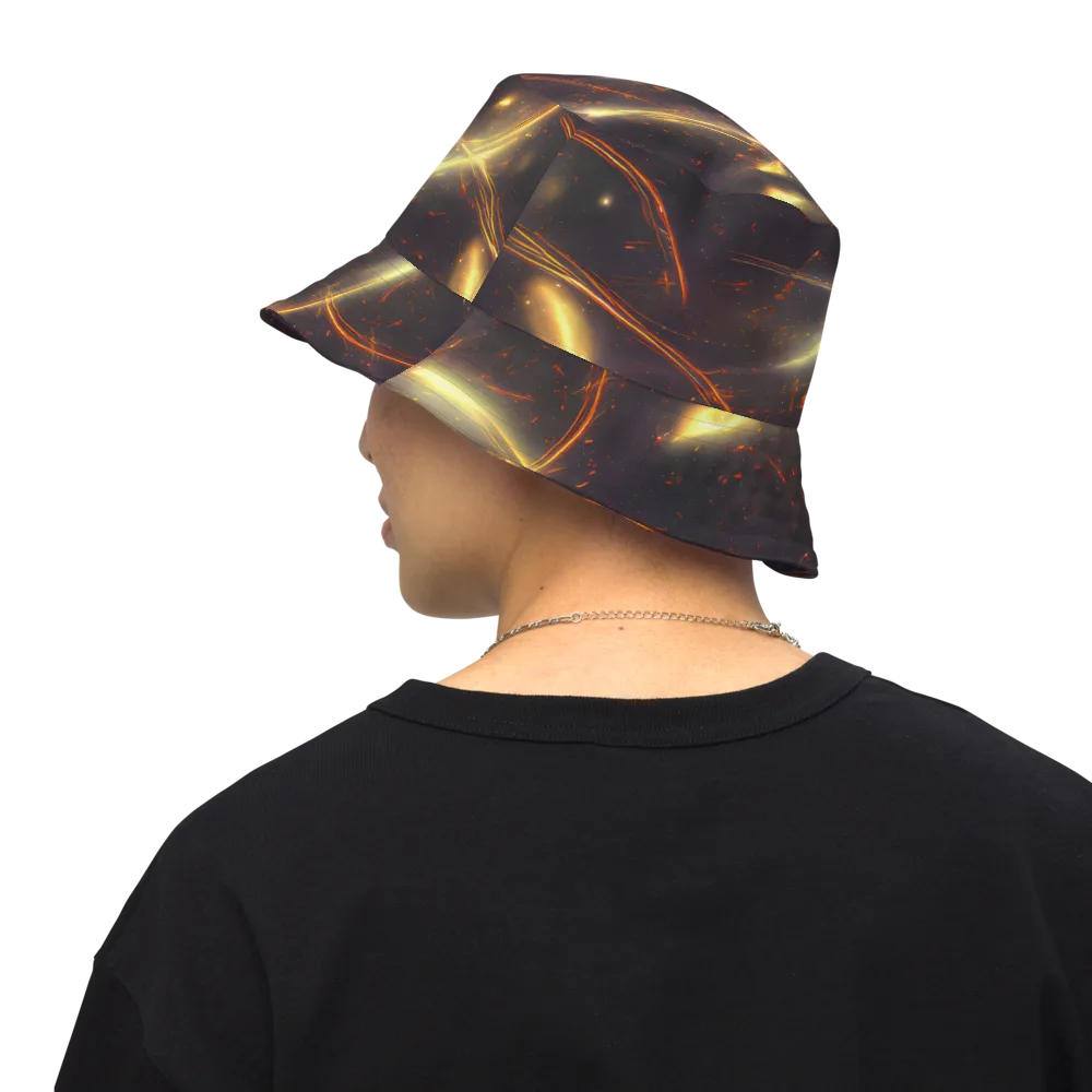 Stellar Arcana on Reversible Bucket Hat — Back Inside