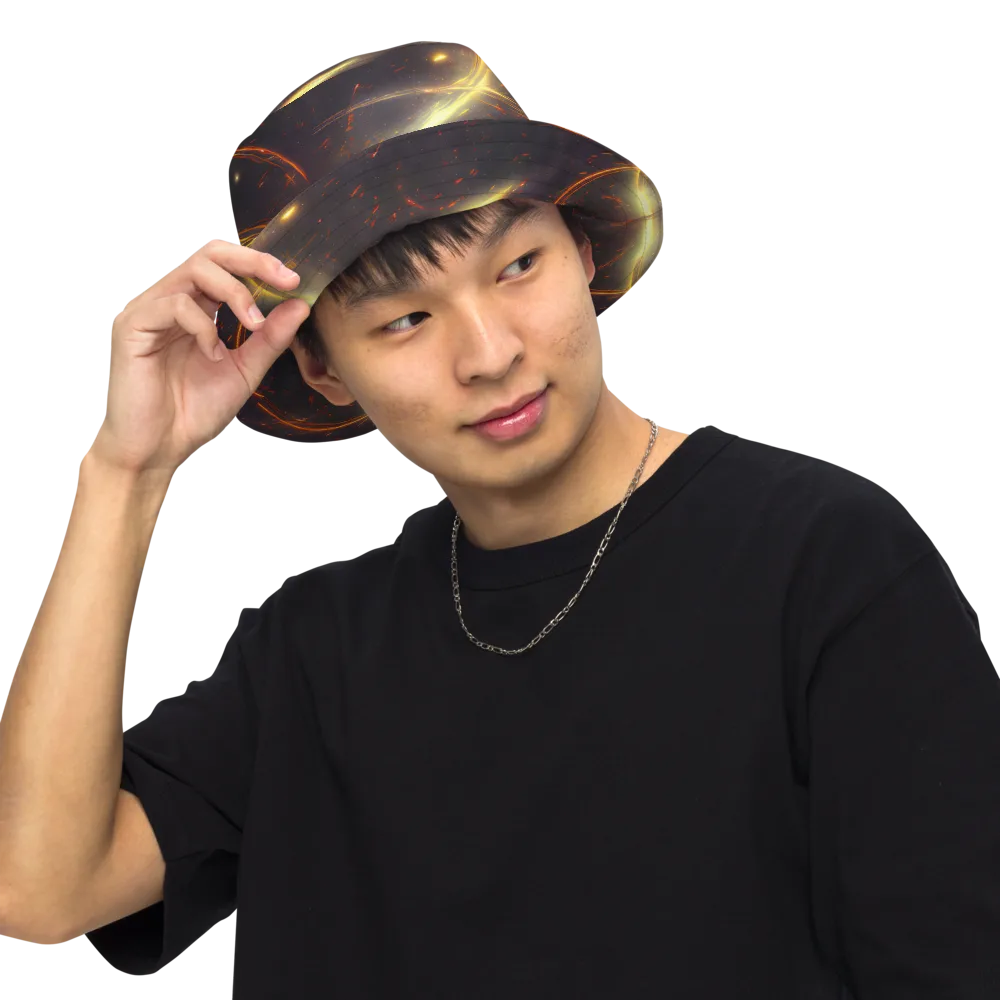 Stellar Arcana on Reversible Bucket Hat — Front Inside
