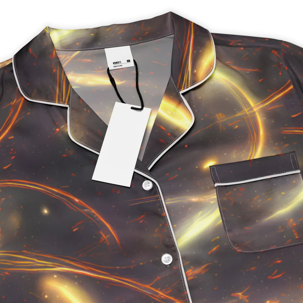 Stellar Arcana on Women's Short Sleeve Pajama Top — Product details