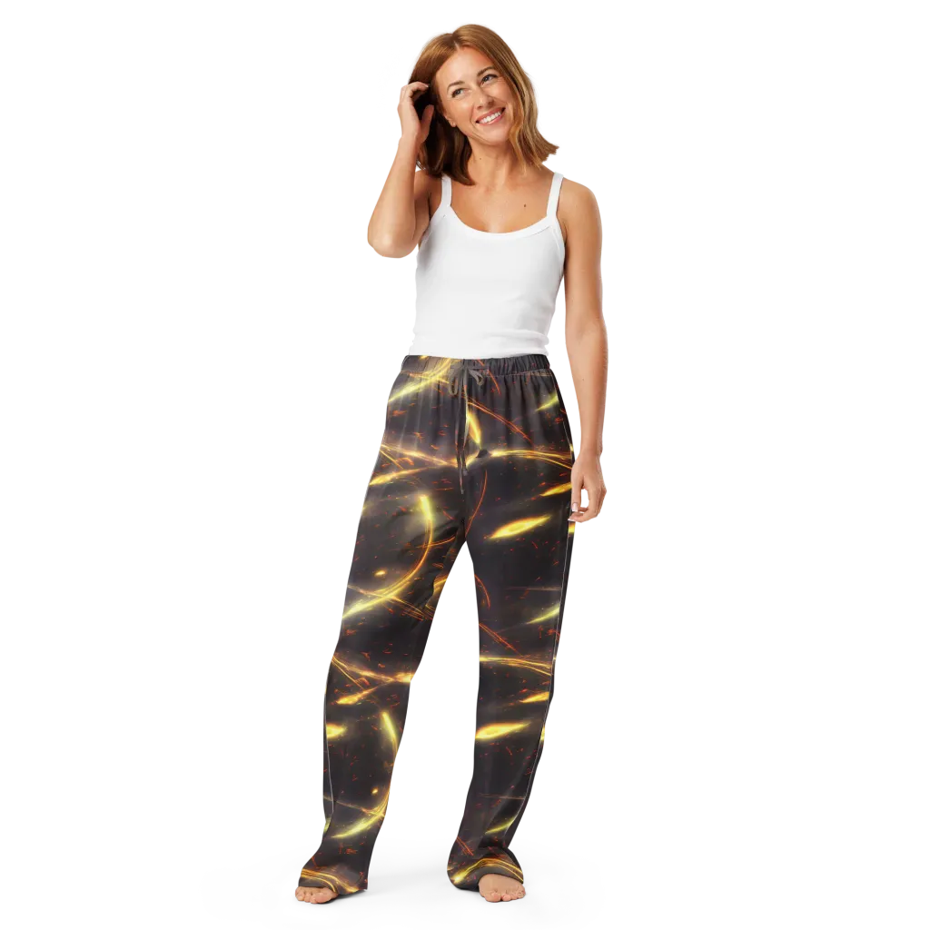 Stellar Arcana on Women's Pajama Pants — Front