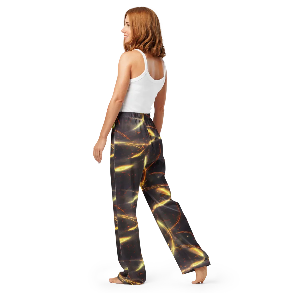 Stellar Arcana on Women's Pajama Pants — Back