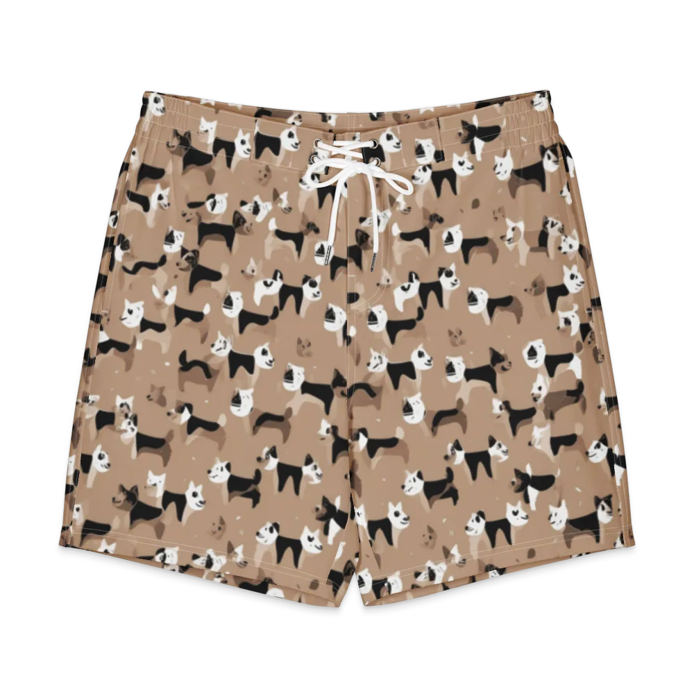 Café Catwalk on Men's Board Shorts — Front