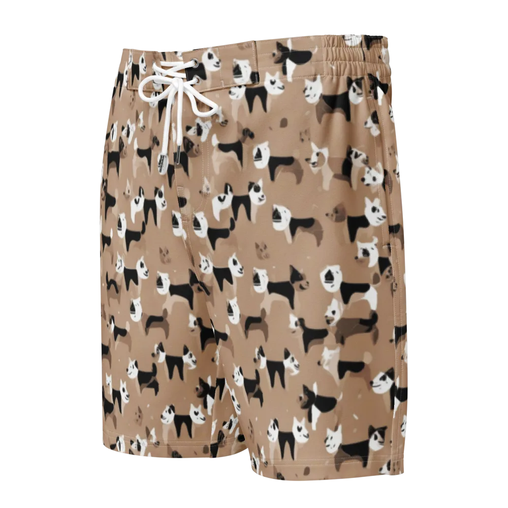 Café Catwalk on Men's Board Shorts — Front