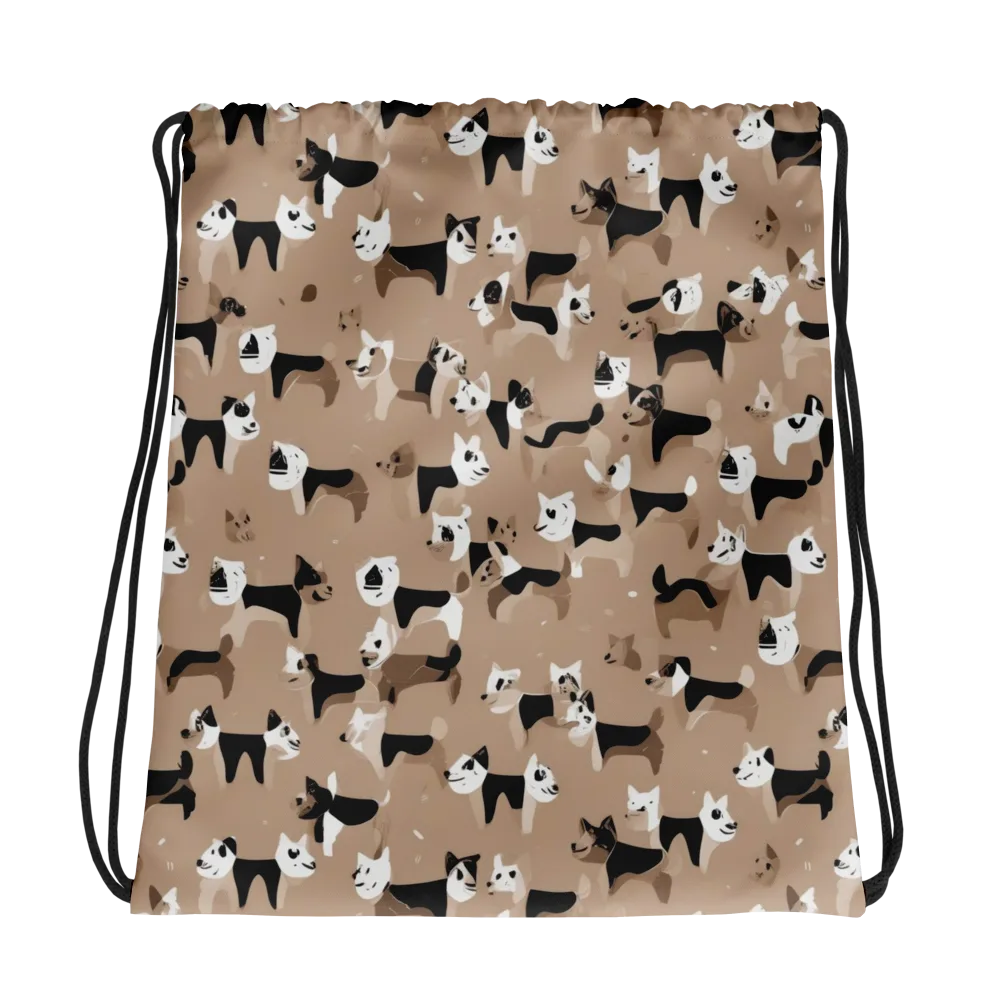 Café Catwalk on Drawstring Bag — Photo
