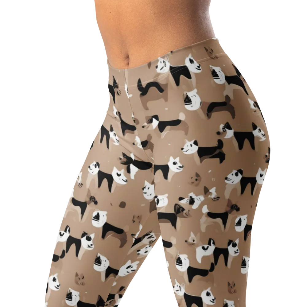 Café Catwalk on Leggings — Left Front