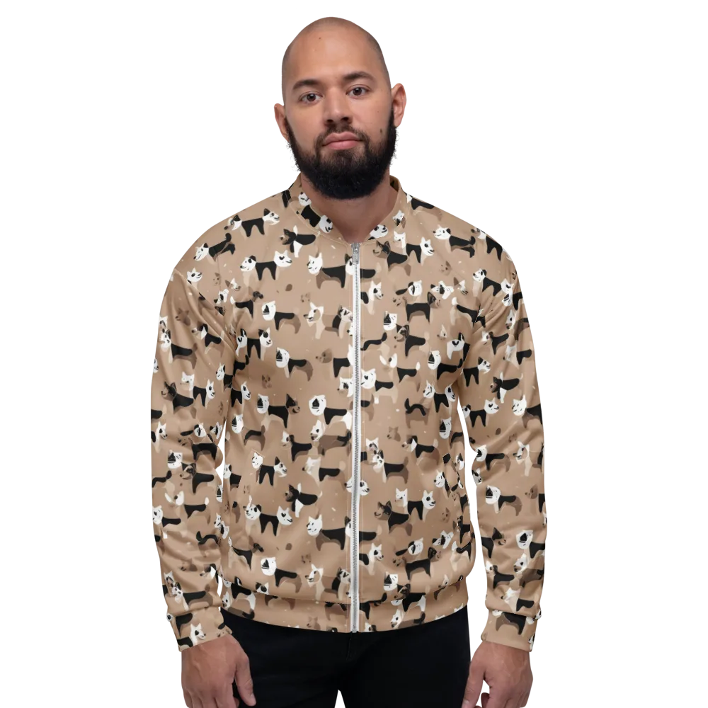 Café Catwalk on Bomber Jacket — Front