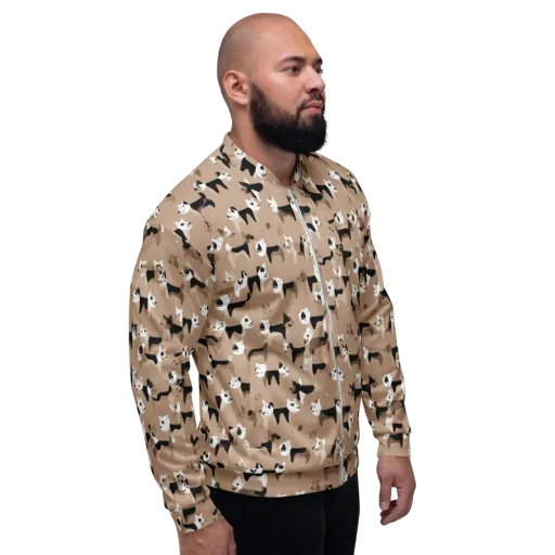 Café Catwalk on a Bomber Jacket