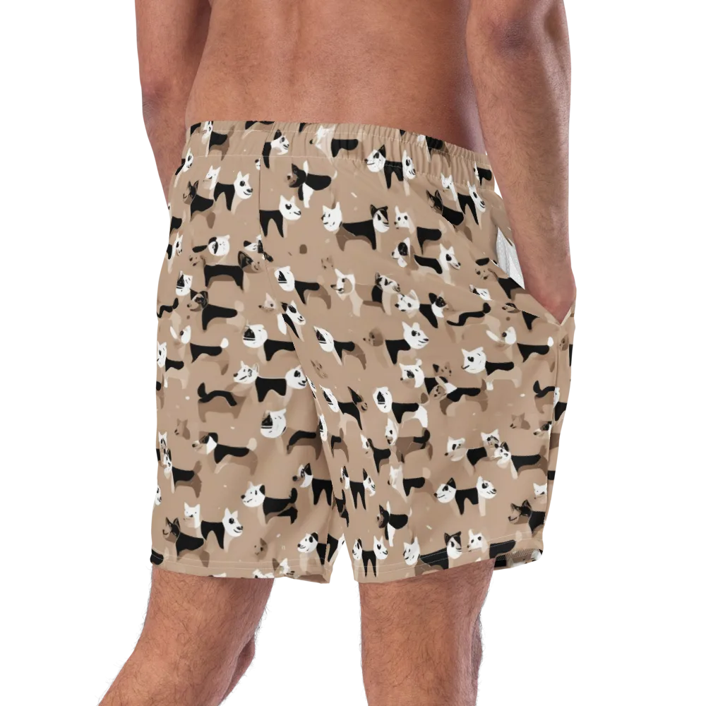 Café Catwalk on Swim Trunks — Right Back