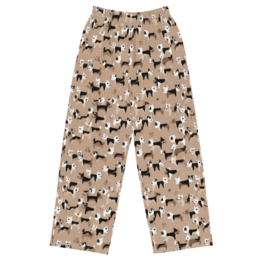 Café Catwalk on Wide-Leg Pants — Front
