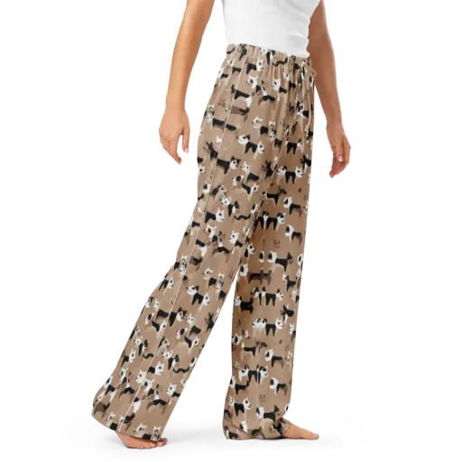 Café Catwalk on a Women's Pajama Pants