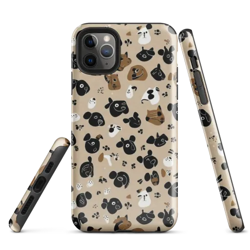 Pawprint Parade on a Tough Case for iPhone®