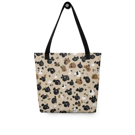 Pawprint Parade on a Tote Bag