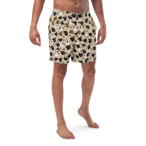 Pawprint Parade on a Swim Trunks