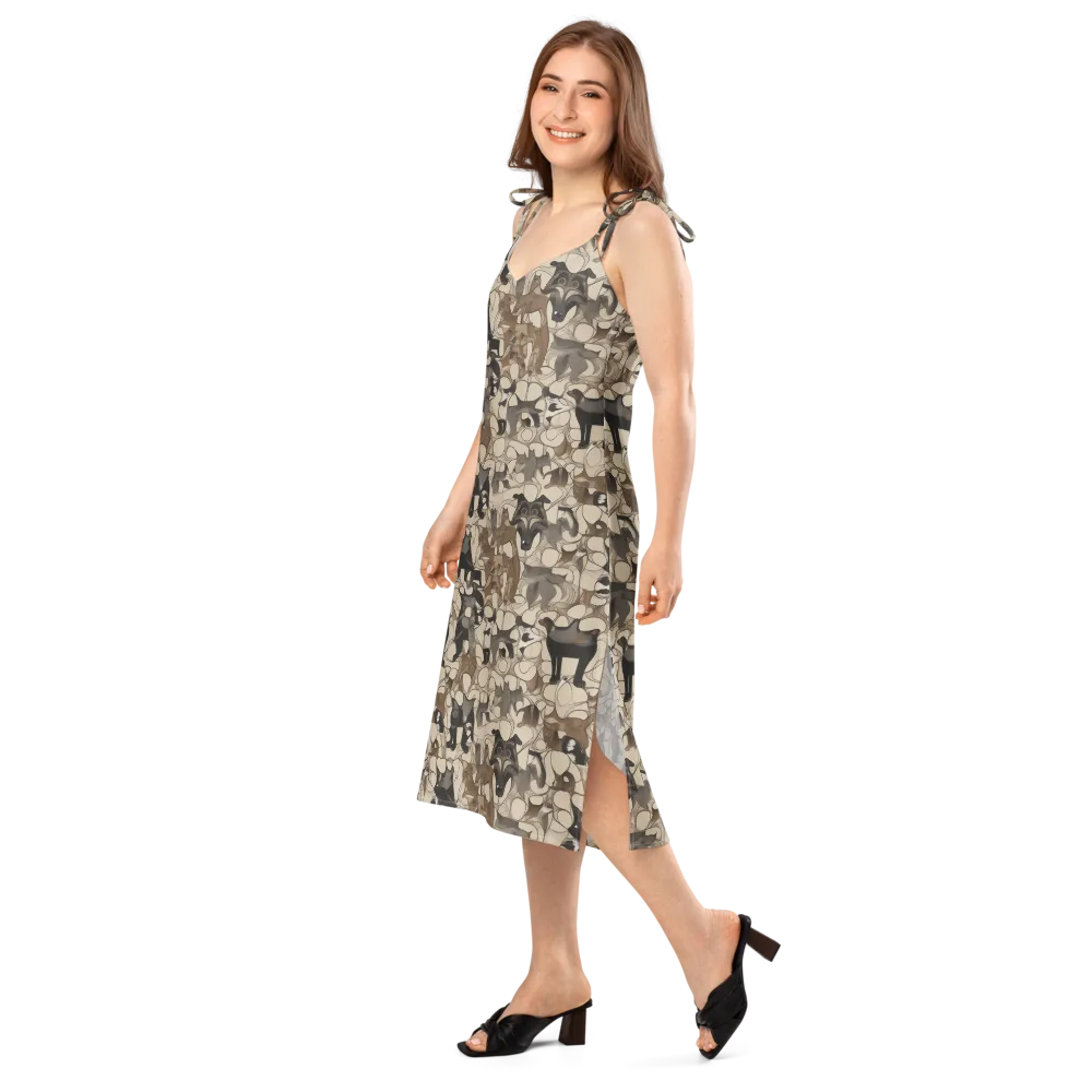Menagerie Nocturne on Slip Dress — Left Front