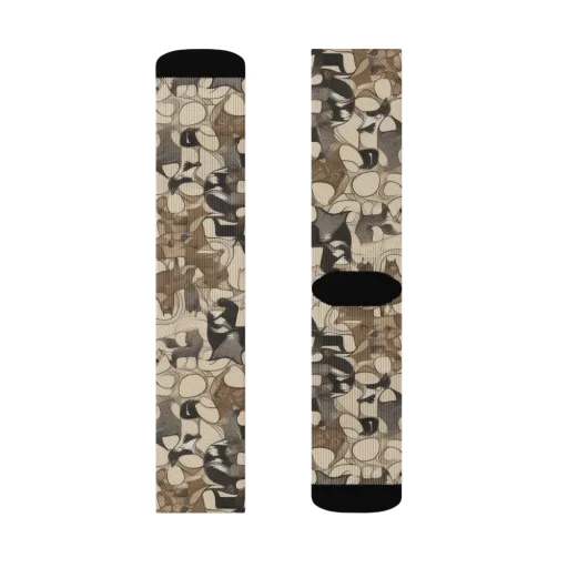 Menagerie Nocturne on a Socks