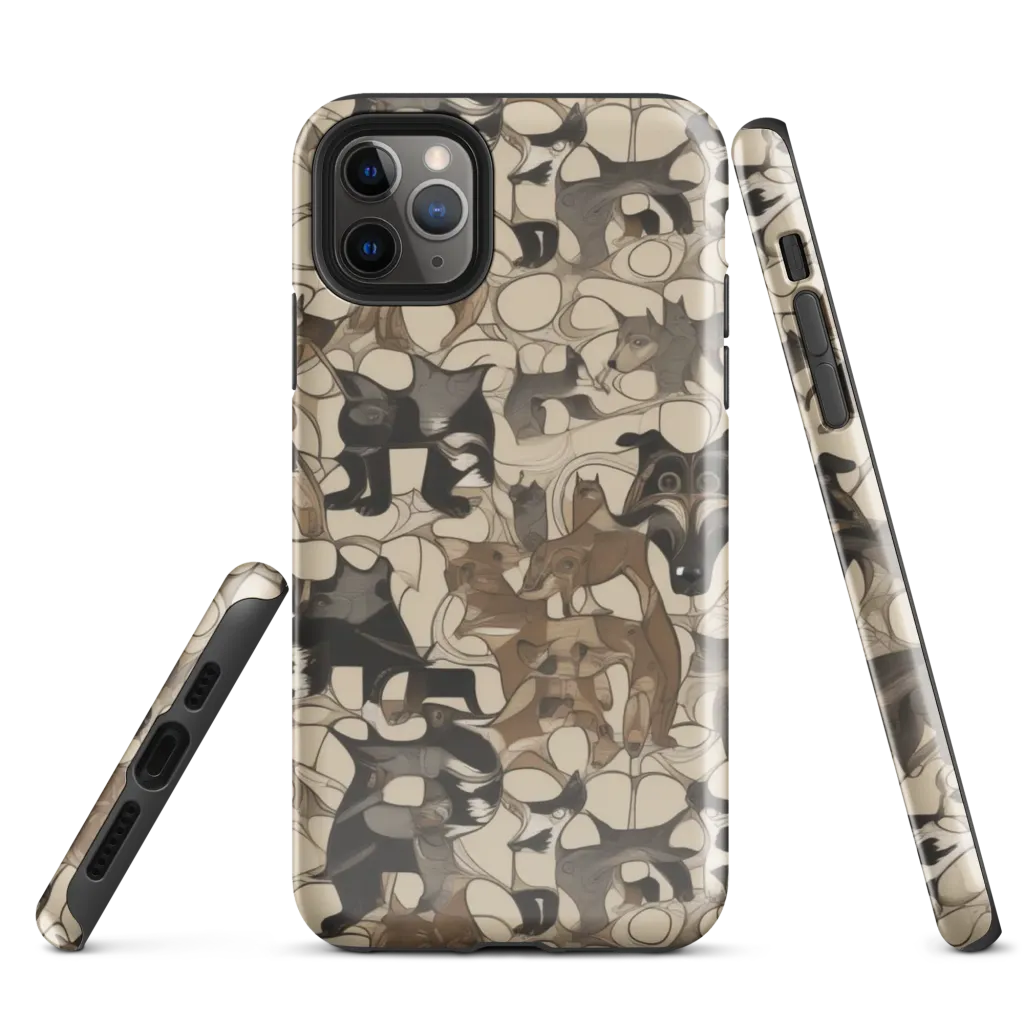 Menagerie Nocturne on Tough Case for iPhone® — Front