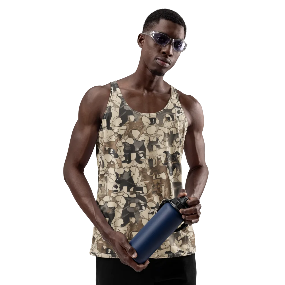 Menagerie Nocturne on Men's Tank Top — Front