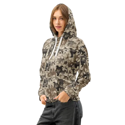 Menagerie Nocturne on a Cotton Hoodie