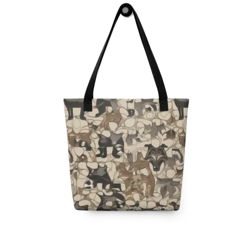 Menagerie Nocturne on a Tote Bag