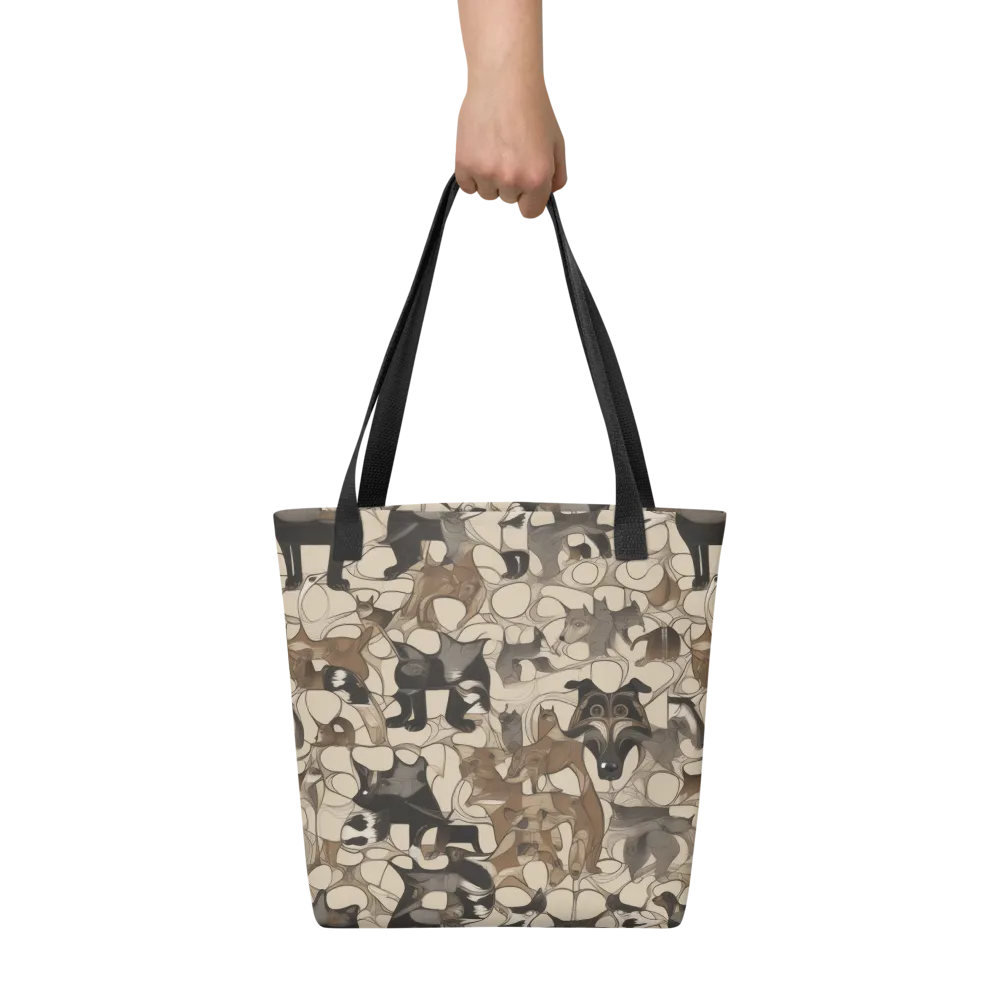 Menagerie Nocturne on Tote Bag — Front