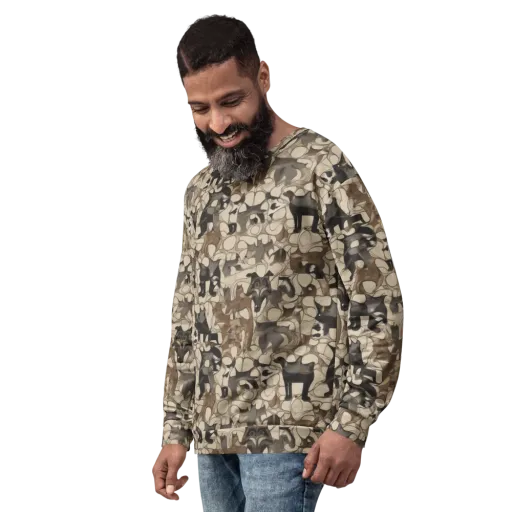 Menagerie Nocturne on a Sweatshirt