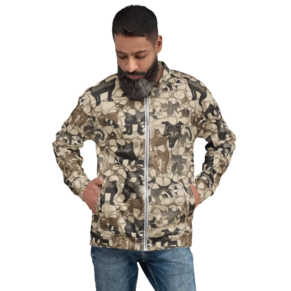 Menagerie Nocturne on Bomber Jacket — Front