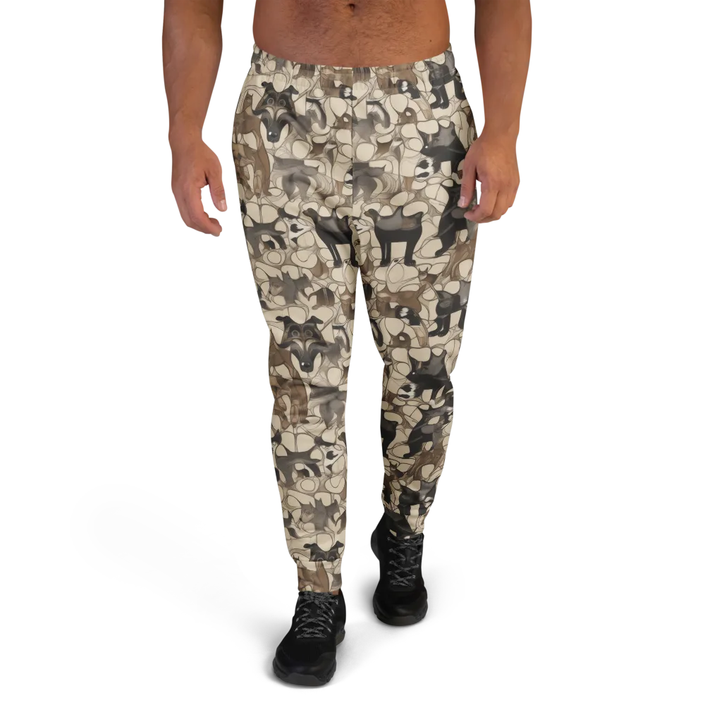 Menagerie Nocturne on Men's Joggers — Front