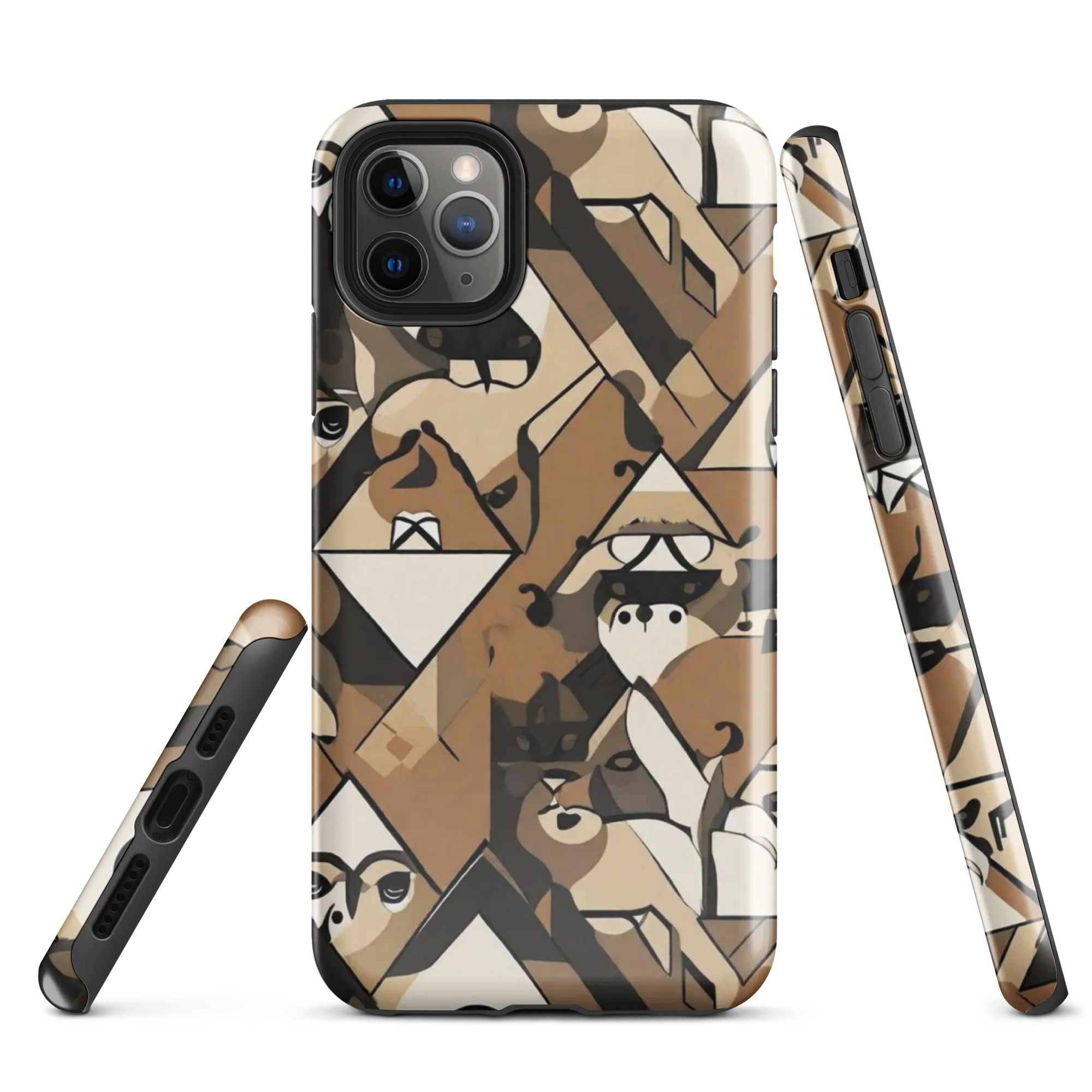 Sepia Menagerie on Tough Case for iPhone® — Front