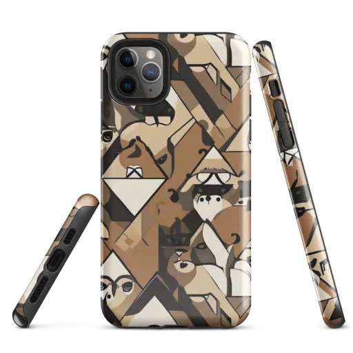Sepia Menagerie on a Tough Case for iPhone®