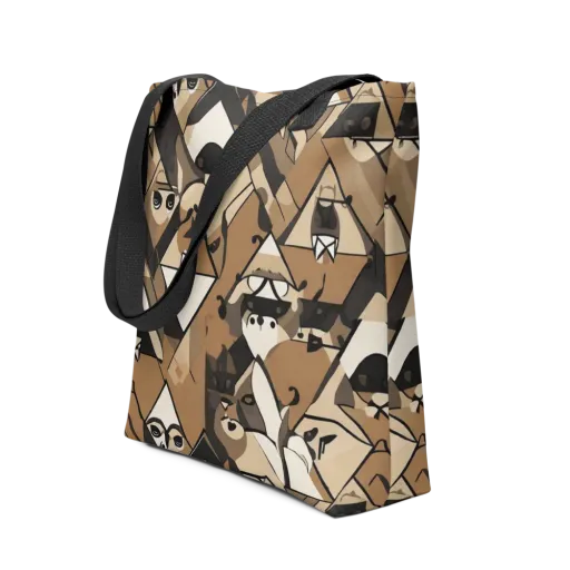 Sepia Menagerie on a Tote Bag