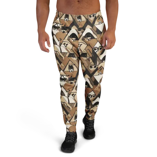Sepia Menagerie on a Men's Joggers