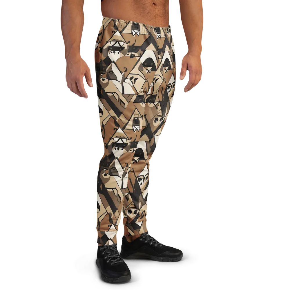 Sepia Menagerie on Men's Joggers — Right