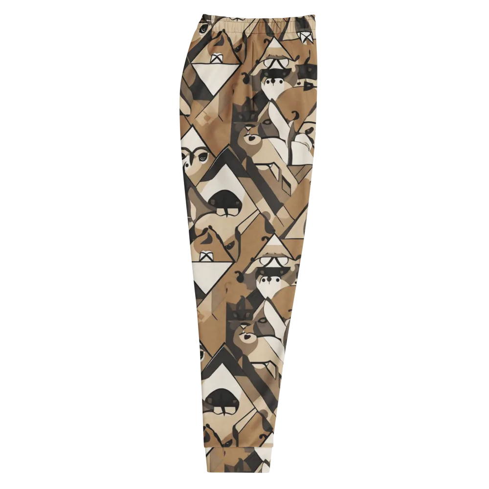Sepia Menagerie on Men's Joggers — Right