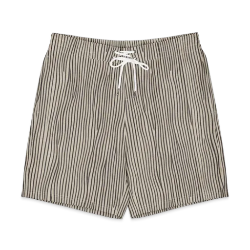 Charcoal Grain on a Men's Board Shorts
