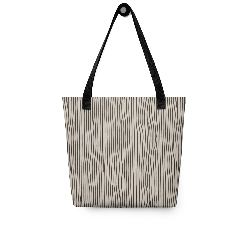 Charcoal Grain on Tote Bag — Front