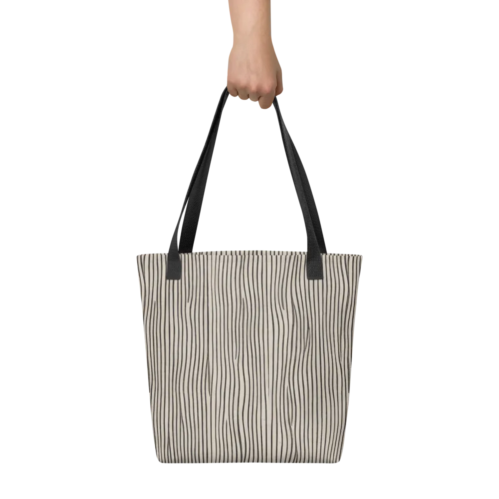 Charcoal Grain on Tote Bag — Front