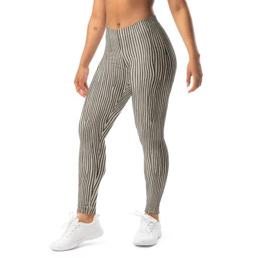 Charcoal Grain on a Leggings