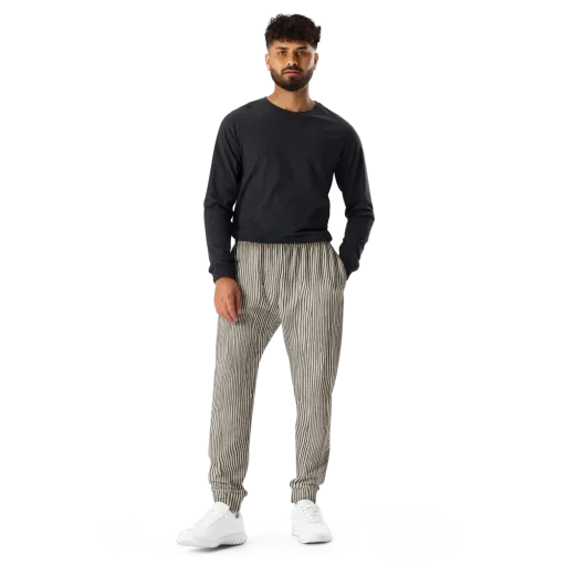 Charcoal Grain on a Men's Joggers
