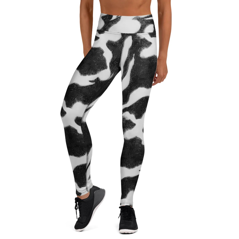 Ray's Illusion on Yoga Leggings — Front