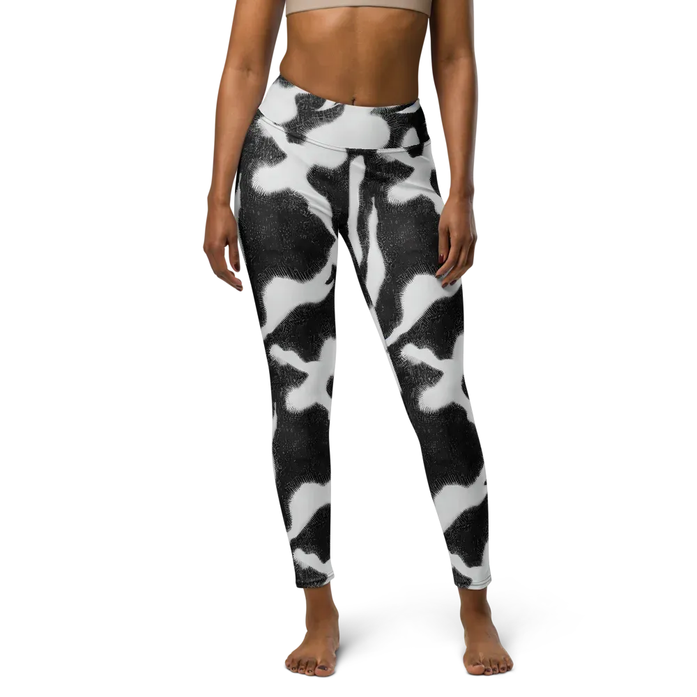 Ray's Illusion on Yoga Leggings — Front
