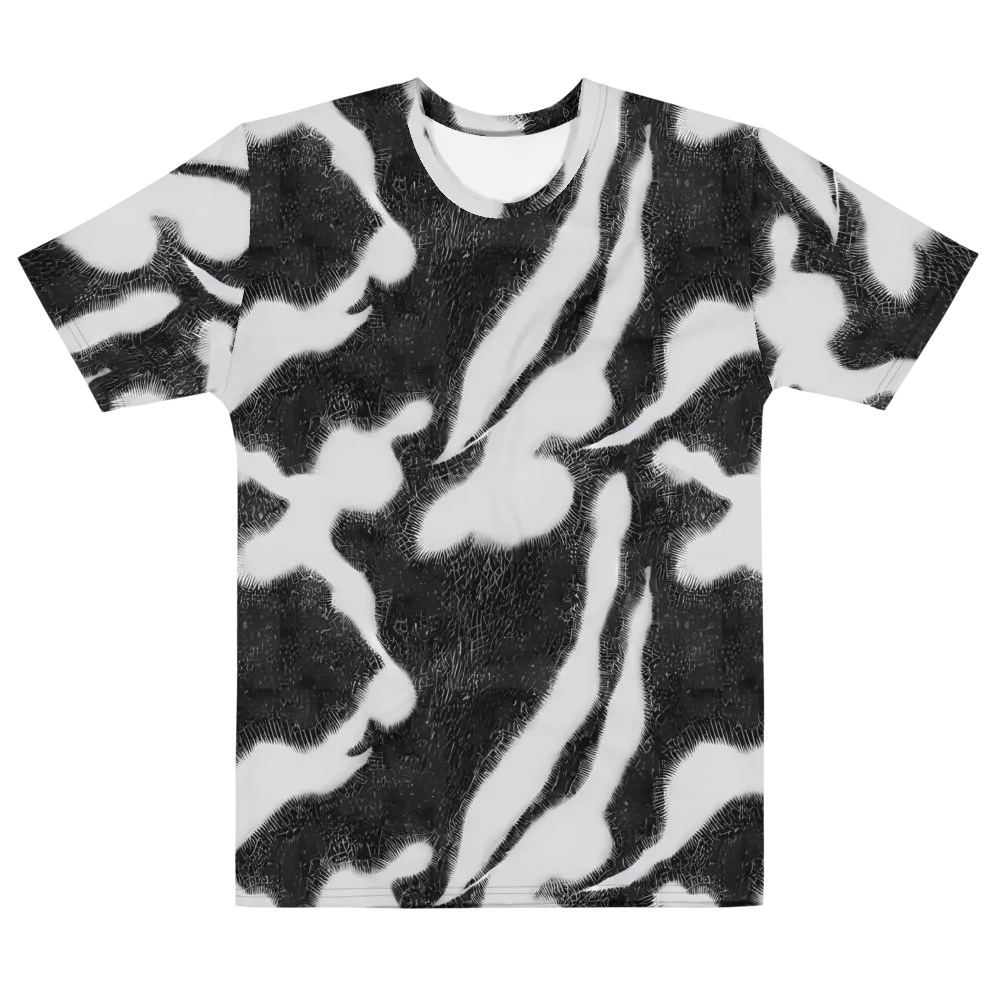 Ray's Illusion on Men's Cotton Crew Neck T-Shirt — Front