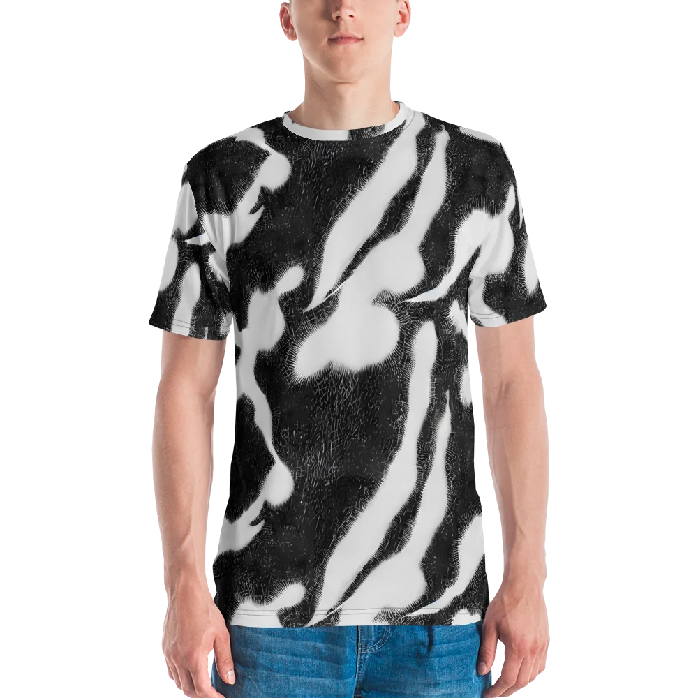 Ray's Illusion on Men's Crew Neck T-Shirt — Front